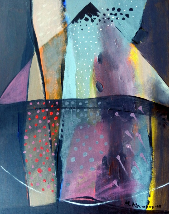 14 - 40x50 cm Acrylic on canvas