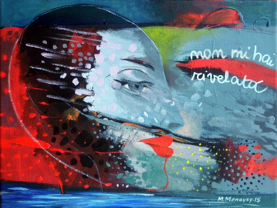 18 - 30x40 cm Acrylic on canvas