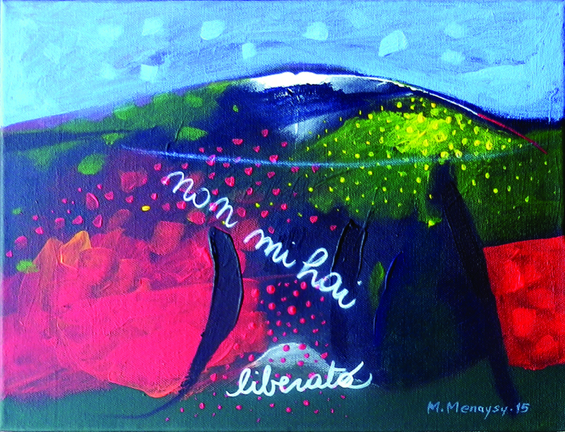 19 - 30x40 cm Acrylic on canvas