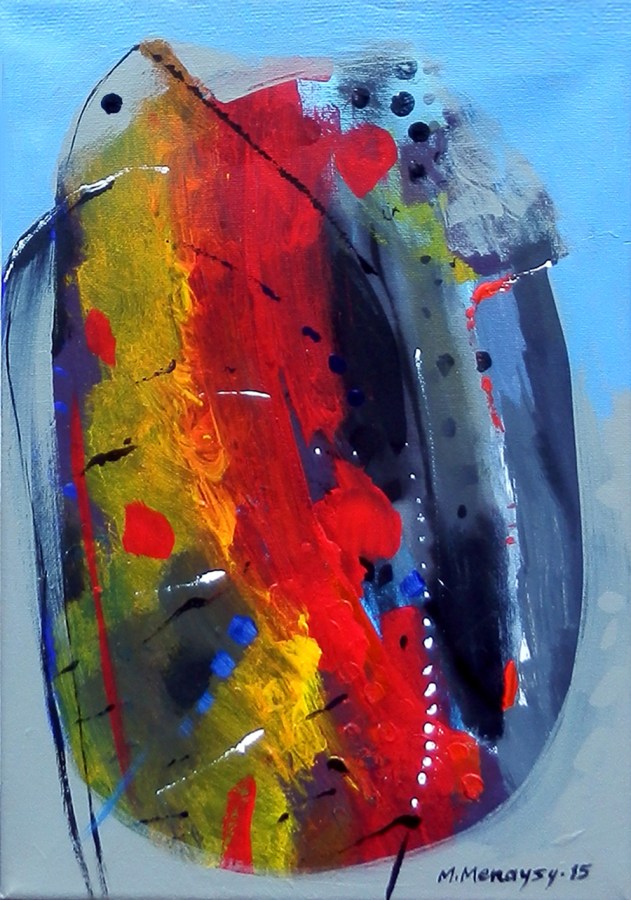 21 - 25x35 cm Acrylic on canvas