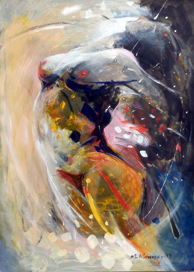 2- Acrylic on carton 70x50 cm.