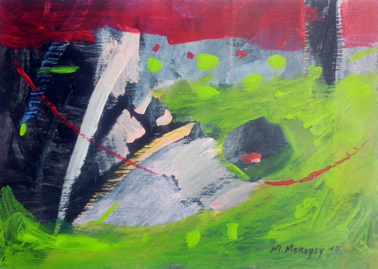 25- Acrylic on carton 25x35 cm