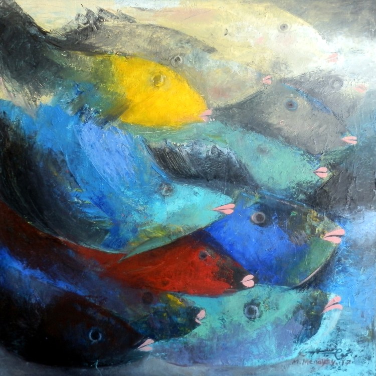 Oil on canvas 80 x 80 cm